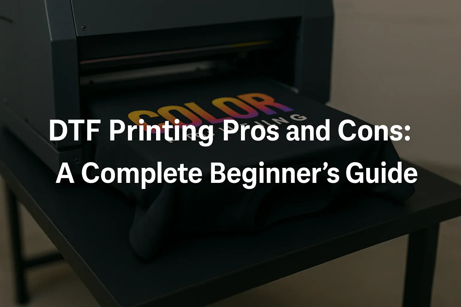 DTF Printing Pros and Cons You Should Know Before Starting