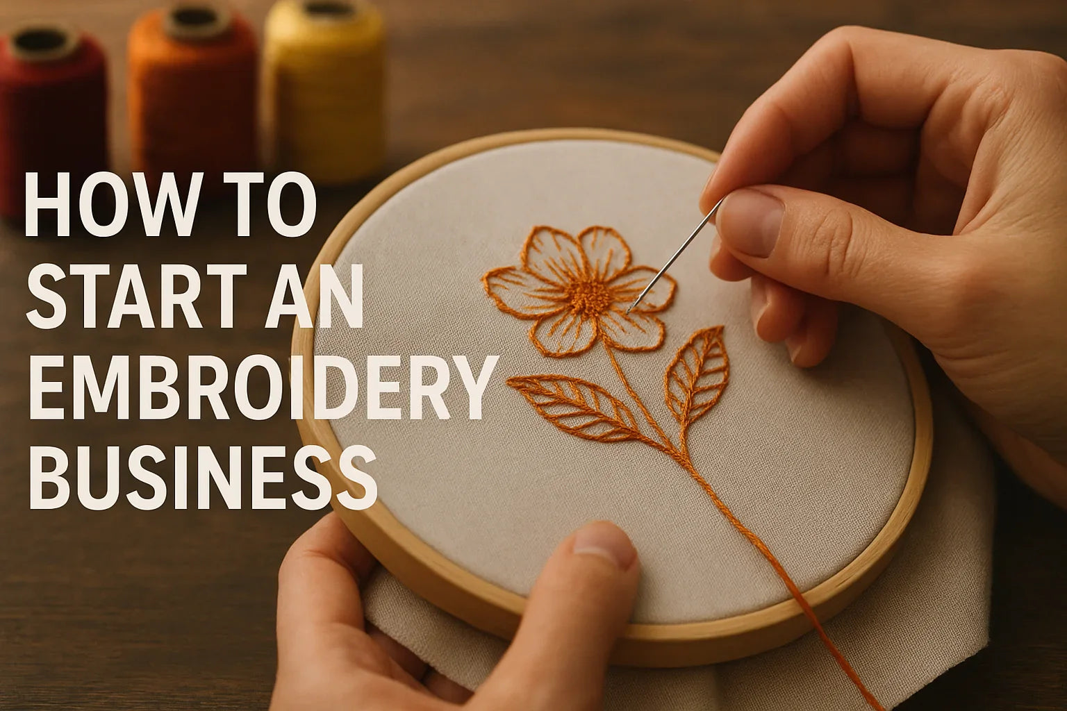 How to Start an Embroidery Business
