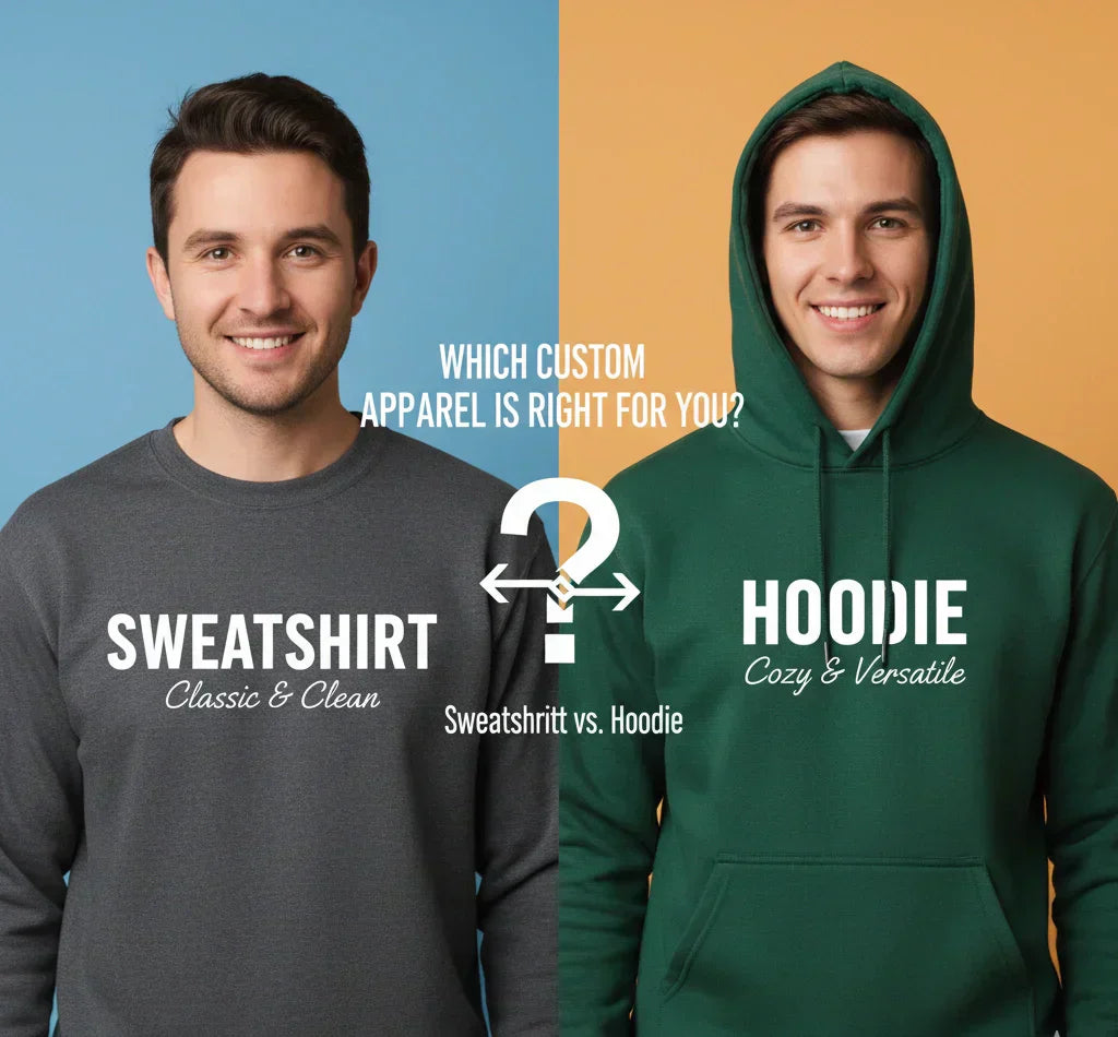 Sweatshirt vs. Hoodie