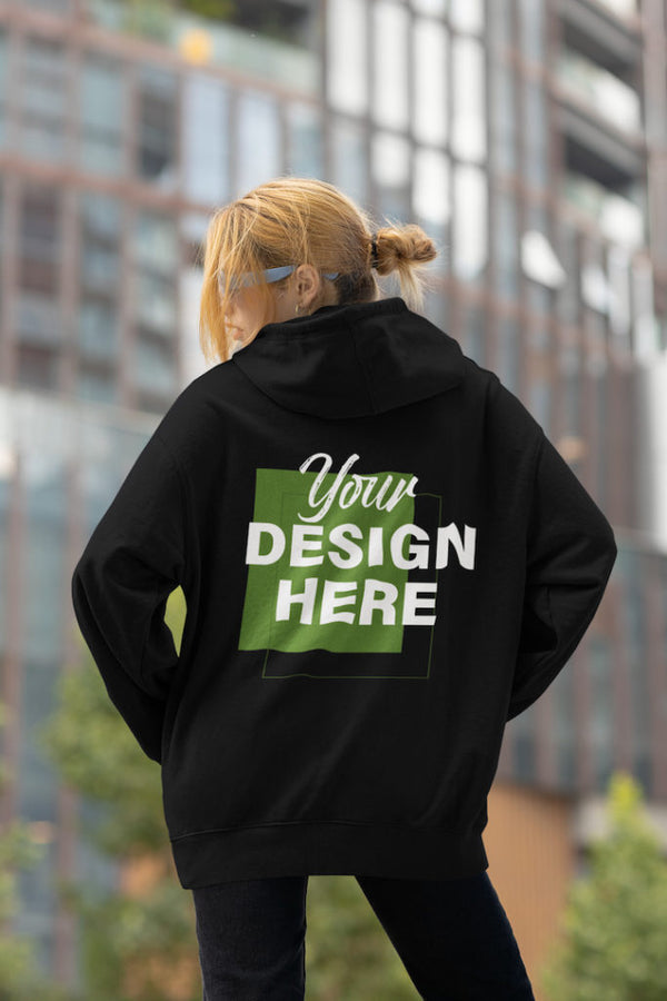 Custom hoodie template sale