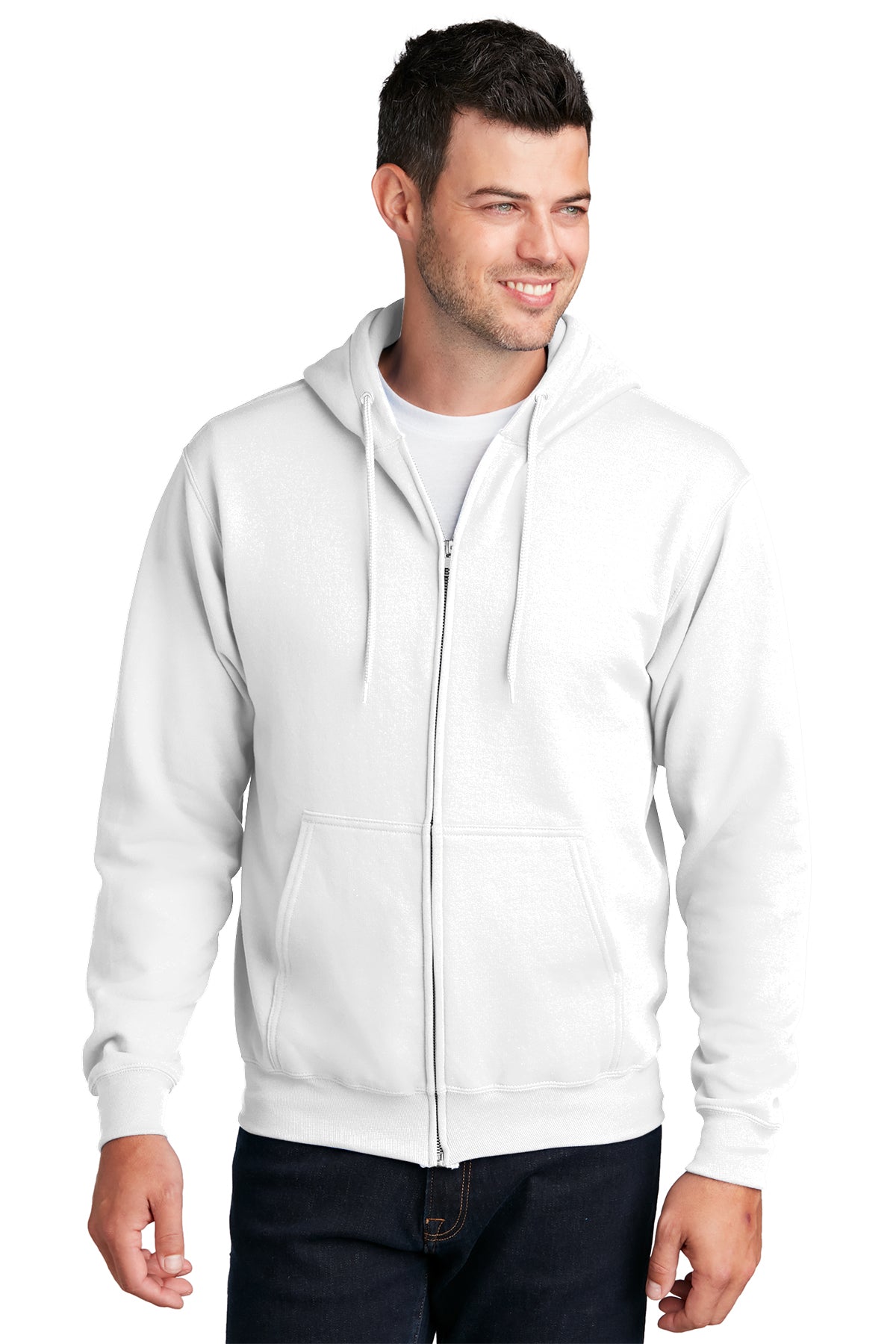 Port & Company® Core Fleece Full-Zip Hooded Sweatshirt